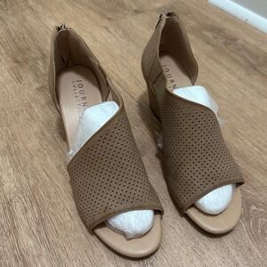 JOURNEY COLLECTION | Women's Aretha Cutout Perforated Ankle Zip‎ Wedge Sandals